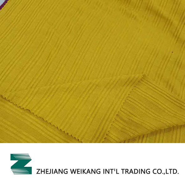 Knitting Fabric Ladies Top Irregular Rib